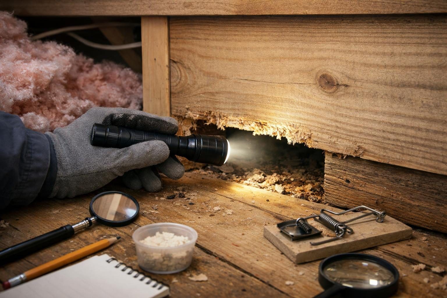 Souris après travaux